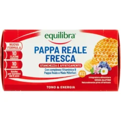 Equilibra Pappa Reale Fresca Integratore Stanchezza 10 Flaconcini
