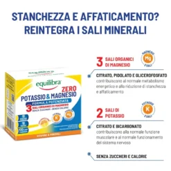 Equilibra Potassio Magnesio Zero3 Integratore 18 Bustine
