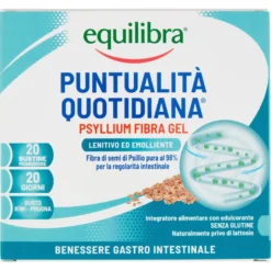 Equilibra Psyllium Fibra-gel Integratore Benessere Intestinale 20 Bustine