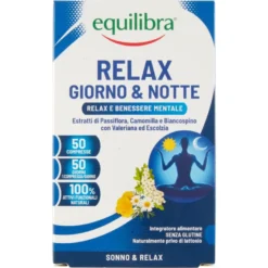Equilibra Relax Giorno E Notte Integratore Sonno 50 Compresse