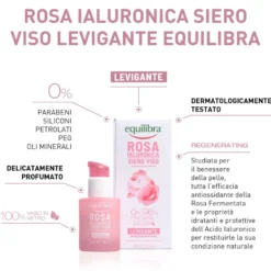 Equilibra Rosa Ialuronica Siero Viso Levigante 30ml