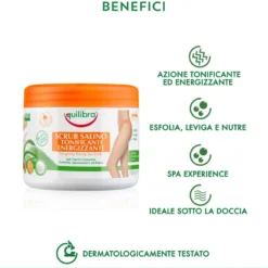 Equilibra Scrub Salino Tonificante Energizzante 600g