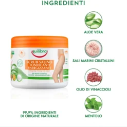 Equilibra Scrub Salino Tonificante Energizzante 600g