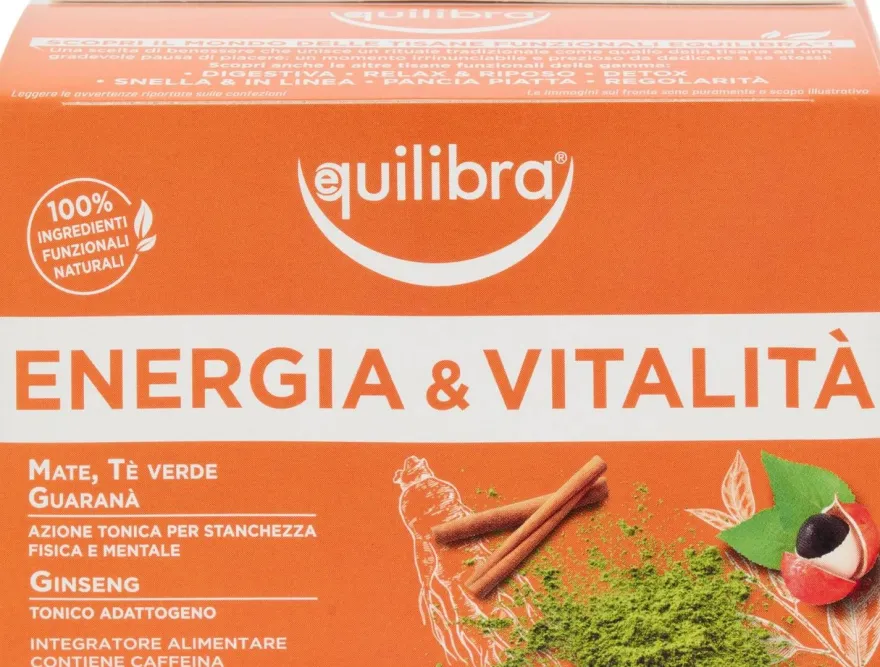 Equilibra Tisana Energia E Vitalità 15 Filtri