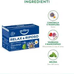 Equilibra Tisana Relax E Riposo 15 Filtri