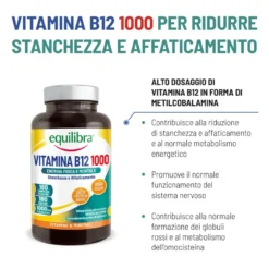 Equilibra Vitamina B12 1000 180 Compresse Masticabili