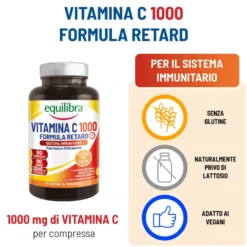 Equilibra Vitamina C 1000 Formula Retard Integratore 90 Compresse