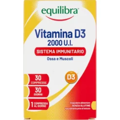Equilibra Vitamina D3 2000ui Integratore Muscoli E Ossa 30 Compresse