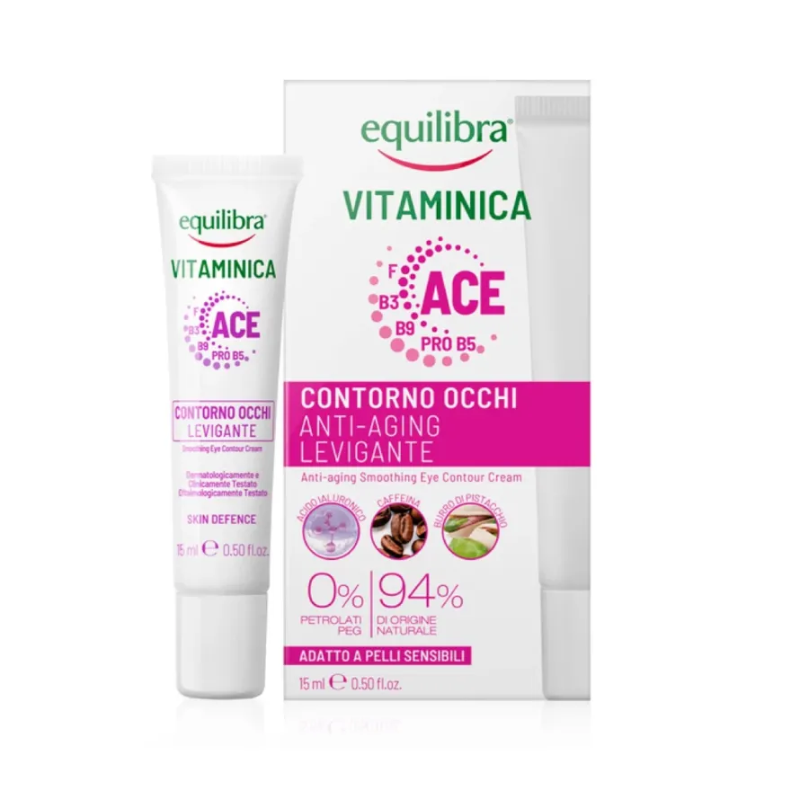 Equilibra Vitaminica Contorno Occhi Levigante Con Complesso Multivitaminico 15ml
