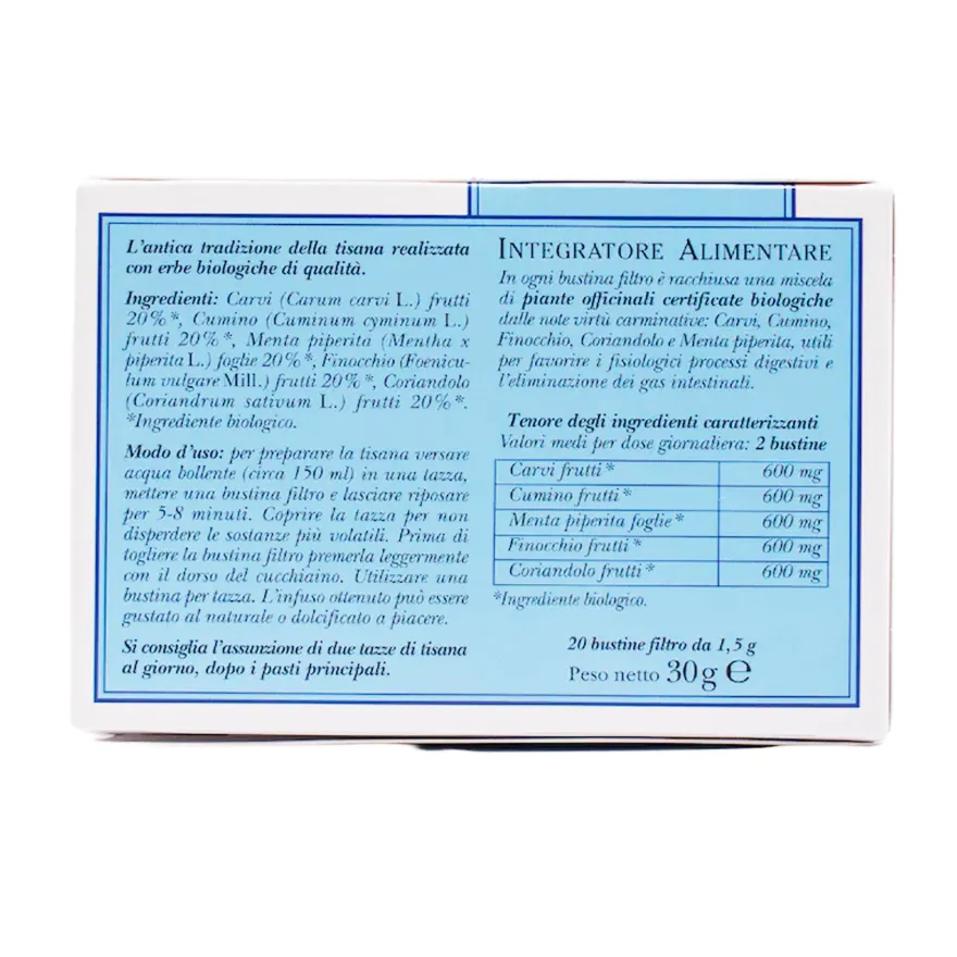 Erbamea Carmina Tisana Biologica 30g