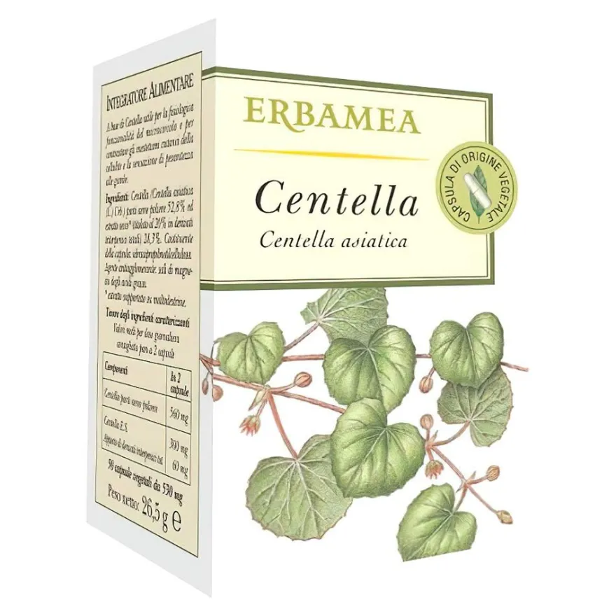 Erbamea Centella Integratore Cellulite 50 Opercoli