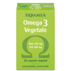 Erbamea Omega 3 Vegetale Integratore Cardioprotettivo 30 Capsule Vegetali