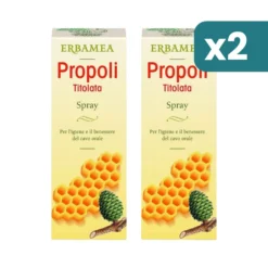 Erbamea Propoli Titolata Spray Bocca Gola 2 confezioni da 30ml