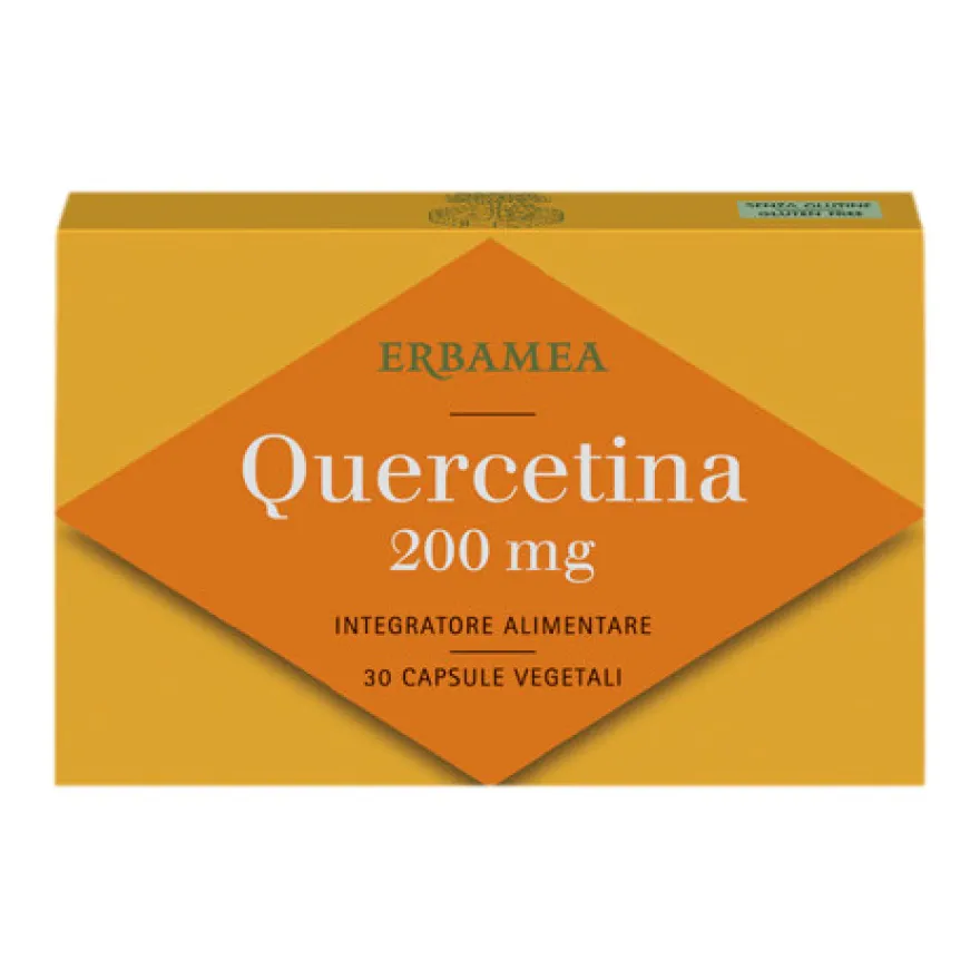 Erbamea Quercetina 200mg Integratore Difese Immunitarie 30 Capsule