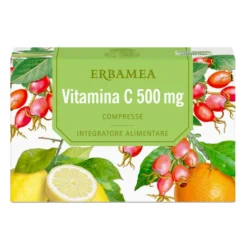Erbamea Vitamina C 500 Integratore Difese Immunitarie Bustine 114g