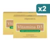 Erbamea Vitamina D3 Integratore Ossa 2 confezioni da 90 Compresse