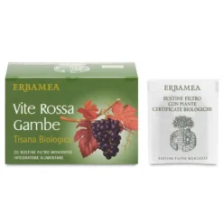 Erbamea Vite Rossa Gambe Tisana Biologica 20 Bustine