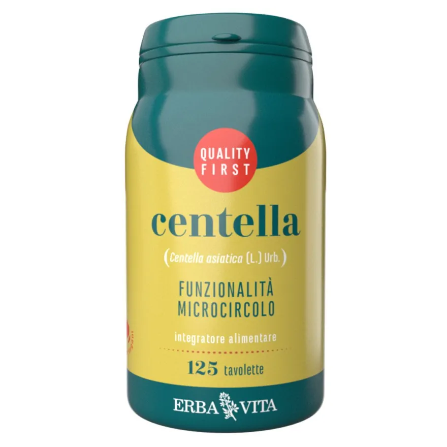 Erba Vita Centella Asiat Integratore Alimentare 125 Tavolette