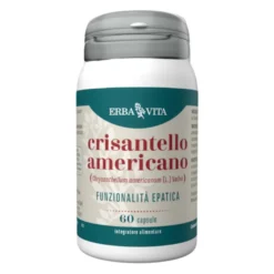 Erba Vita Crisantello Americano Integratore Funzionalità Epatica 60 Capsule