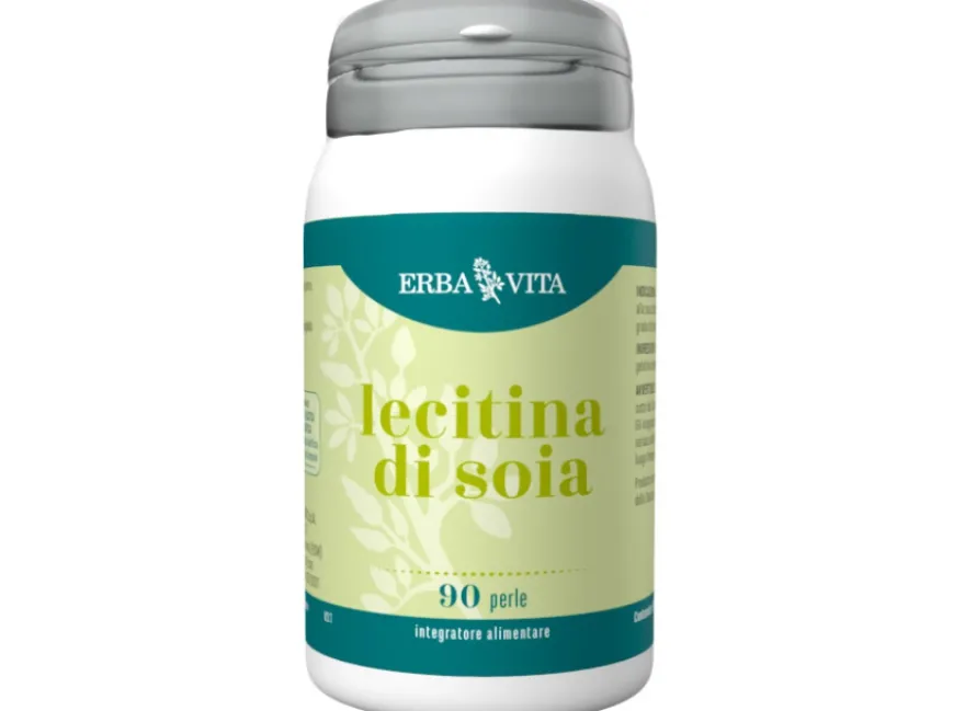 Erba Vita Lecitina Di Soia Integratore Controllo Colesterolo 90 Perle