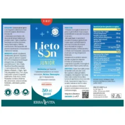Erba Vita Lietoson Junior Gocce Integratore Sonno Bambini 50ml