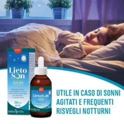 Erba Vita Lietoson Junior Gocce Integratore Sonno Bambini 50ml
