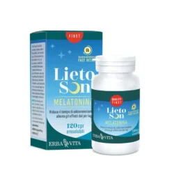 Erba Vita Lietoson Melatonina Integratore Sonno 120 Compresse Orosolubili
