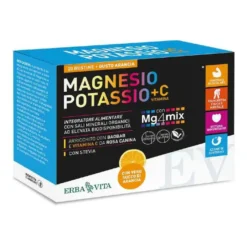Erba Vita Magnesio E Potassio + Vitamina C Gusto Arancia 20 Bustine