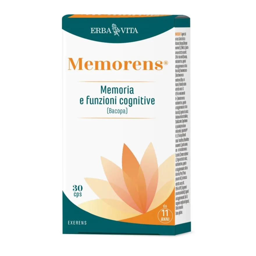Erba Vita Memorens Integratore Di Memoria E Funzioni Cognitive 30 Capsule