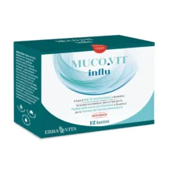 Erba Vita Mucovit Influ Integratore Tosse Grassa Gusto Arancia 12 Bustine