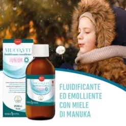 Erba Vita Mucovit Junior Fluido Fluidificante Emolliente Bambini 200ml