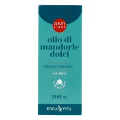 Erba Vita Olio Di Mandorle Dolci Integratore Transito Intestinale 200ml