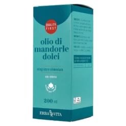 Erba Vita Olio Di Mandorle Dolci Integratore Transito Intestinale 200ml
