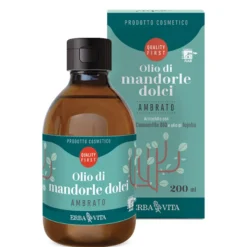 Erba Vita Olio Di Mandorle Dolci Ambrato Idratante Corpo 200ml