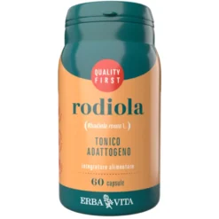 Erba Vita Rodiola Integratore Tonico Adattogeno 60 Capsule