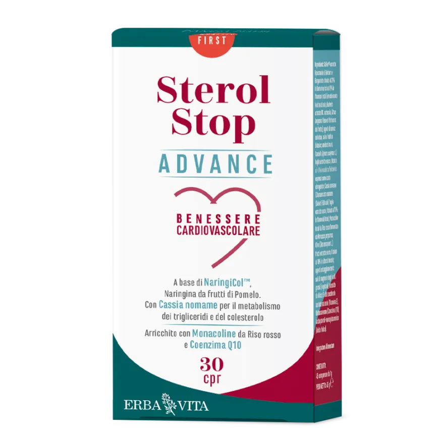 Erba Vita Sterol Stop Advance Integratore Benessere Cuore 30 Compresse