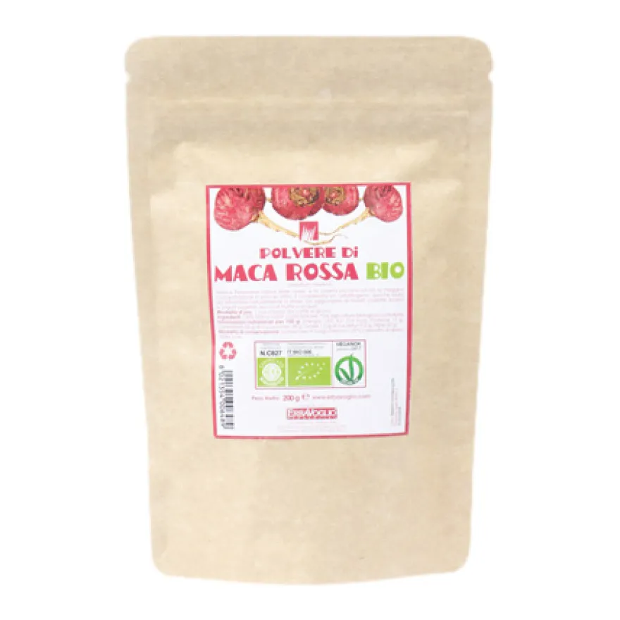 Erbavoglio Maca Rossa Polvere Bio Adattogena E Antiossidante 200g