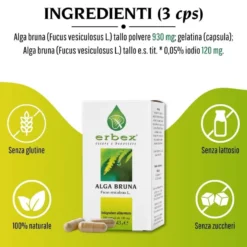 Erbex Alga Bruna 430mg 100 Compresse