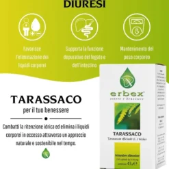 Erbex Tarassaco 430mg 100 Capsule