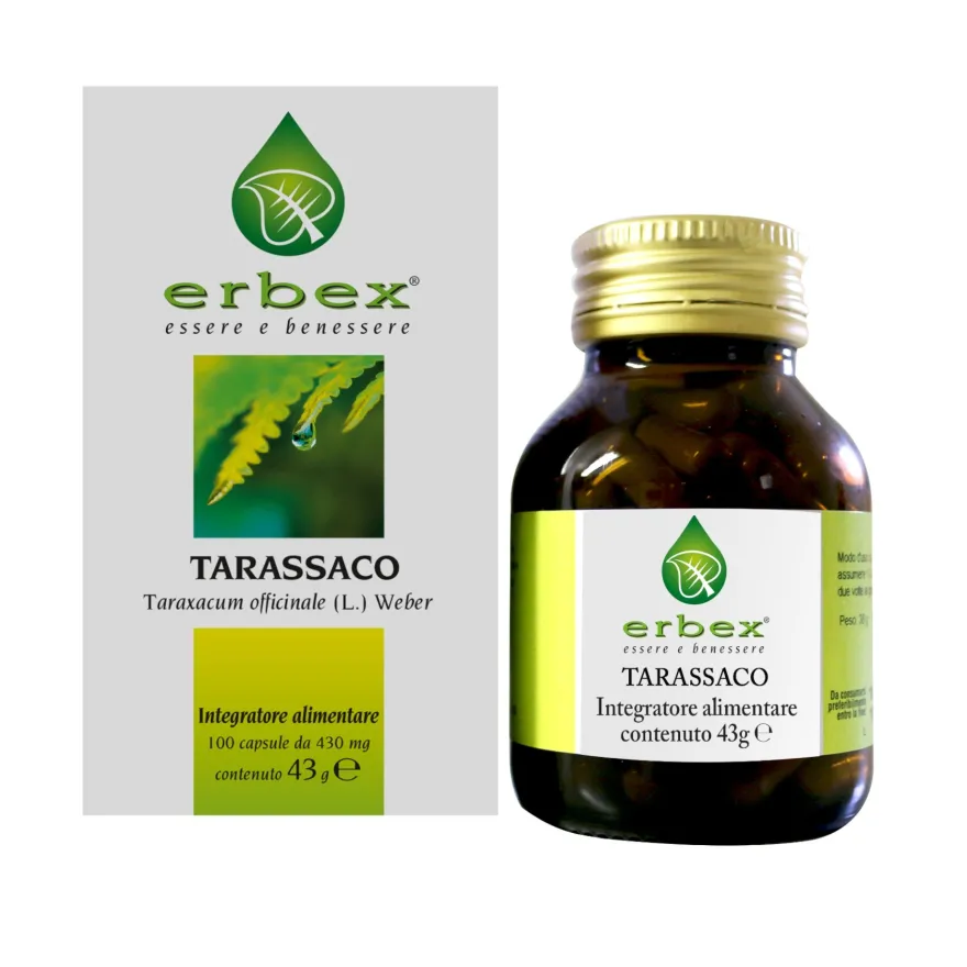 Erbex Tarassaco 430mg 100 Capsule