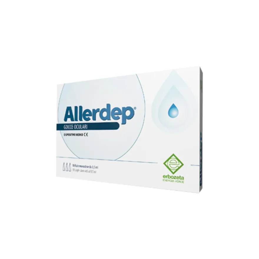 Erbozeta Allerdep Gocce Oculari Idratanti Occhi Arrossati 10 Fiale Monodose