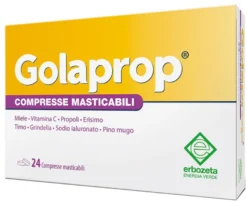 Erbozeta Golaprop Integratore Gola 24 Compresse Masticabili