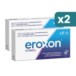 Eroxon Stimgel gel per problemi di erezione bipacco 2x4 tubetti monodose