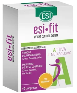 Esi Fit Attiva Intregratore Controllo Del Peso Con Caffeina 40 Compresse