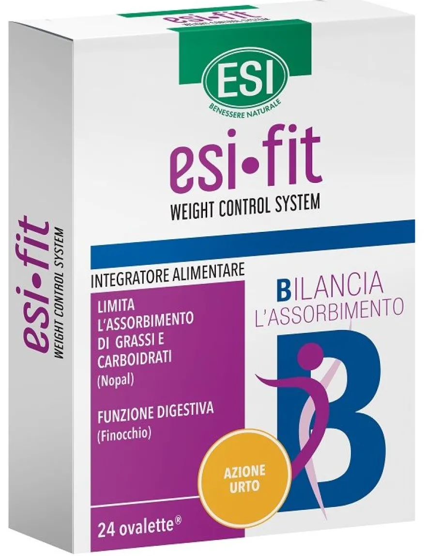 Esi Fit Bilancia Azione Urto Integratore Assorbimento 24 Ovalette