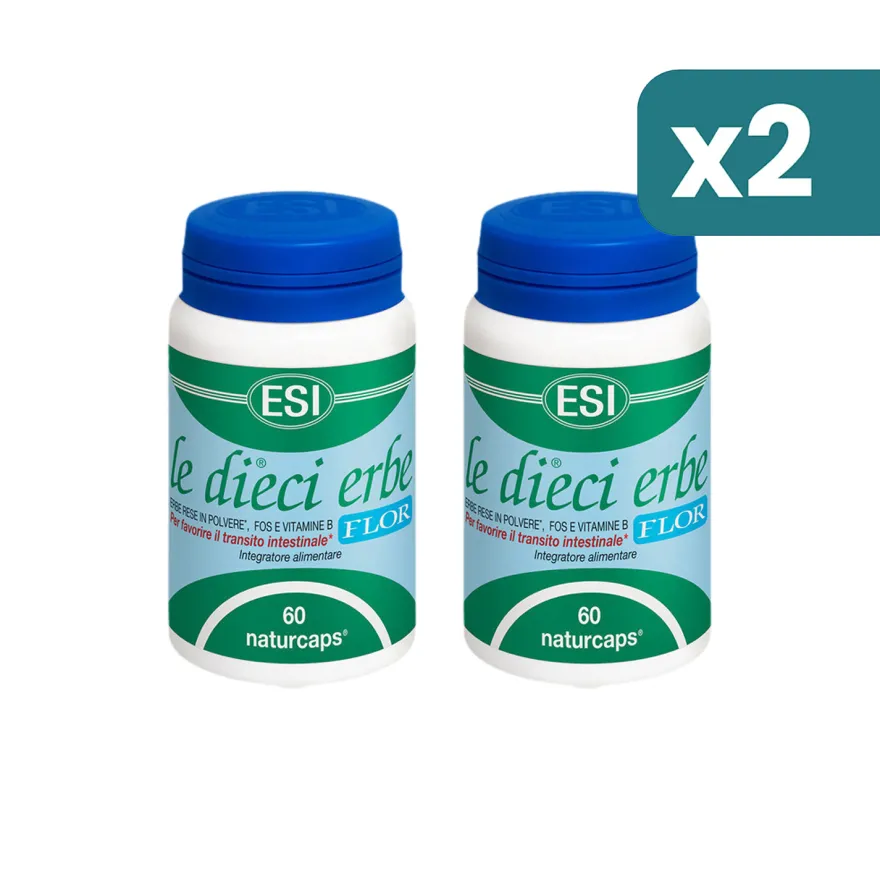 Esi Le Dieci Erbe Flor 2 confezioni da 60 Capsule