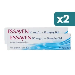 Essaven Gel Bipacco Con Escina 1% Per Gambe Stanche Gonfie E Pesanti 2 Tubi Da 80g
