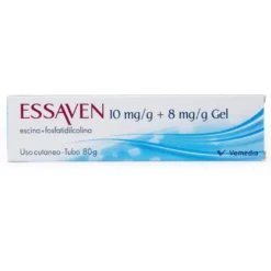 Essaven Gel Con Escina 1% Per Gambe Stanche Gonfie E Pesanti Tubo Da 80g