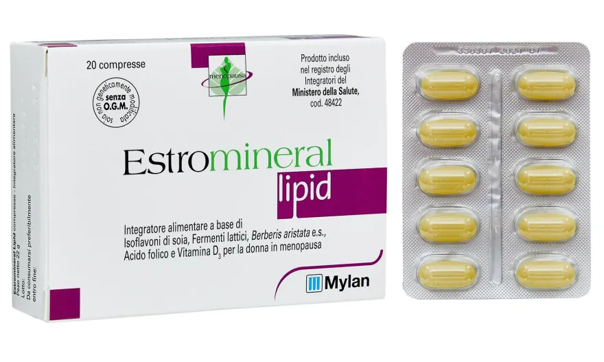 Estromineral Lipid Integratore Menopausa 20 Compresse