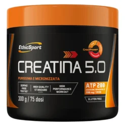 Ethicsport Creatina 5.0 Integratore Performance Fisiche Avanzate 300g